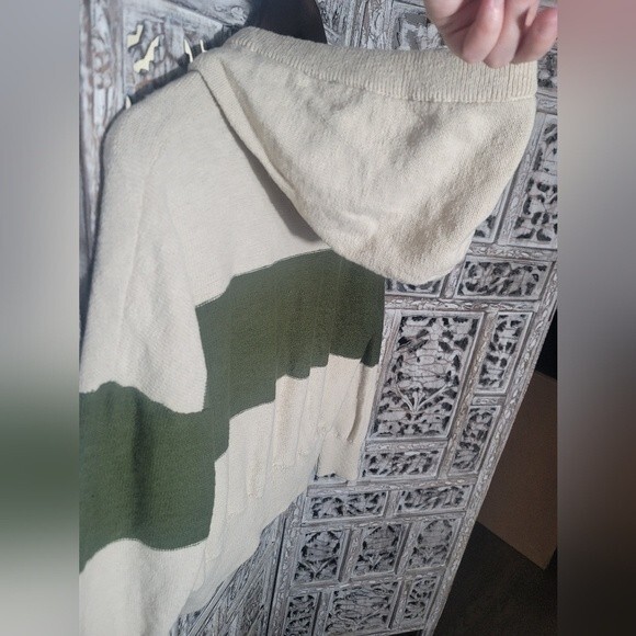 Madewell Clairview Hoodie Sweater in Colorblock Womens Size Small - Picture 4 of 11